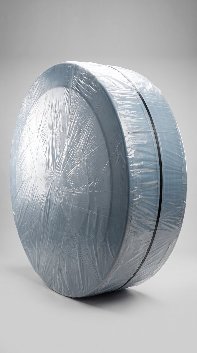 Component sealed in a close-fitting shrink cover